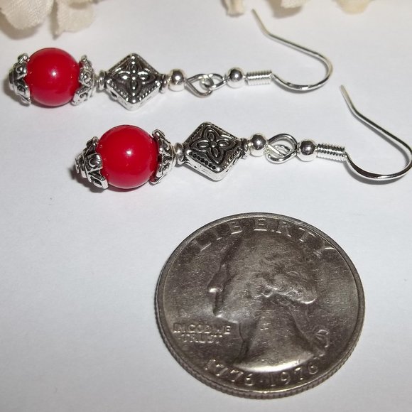 Red Earring Earring Earring Earring Earring Earring Earring Earring Earring 5231 - Picture 5 of 10